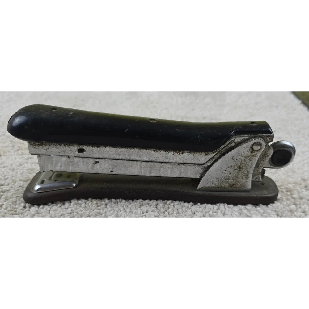 Ace Fastener Corp Ace-Hi No. 502 Stapler Black Vintage Industrial Chicago USA